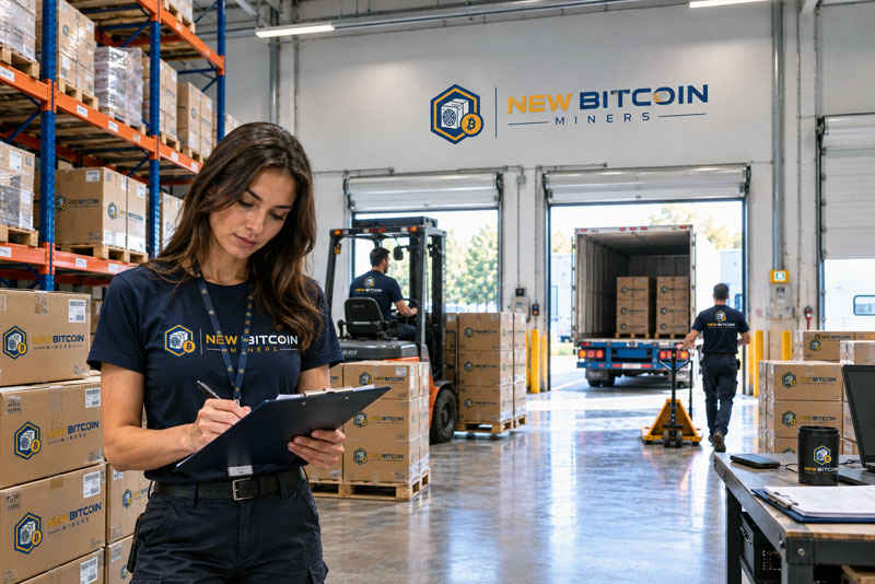 New Bitcoin Miners - Warehouse in Rotterdam